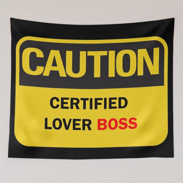 Item preview, Caution! Certified Lover Boss designed and sold by Deegital18.