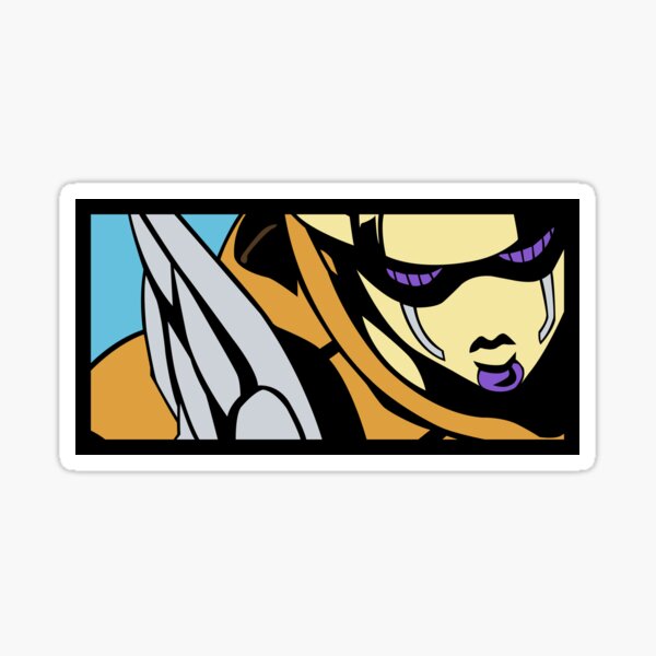 Gold Experience Stickers Redbubble - star platinum roblox decal id
