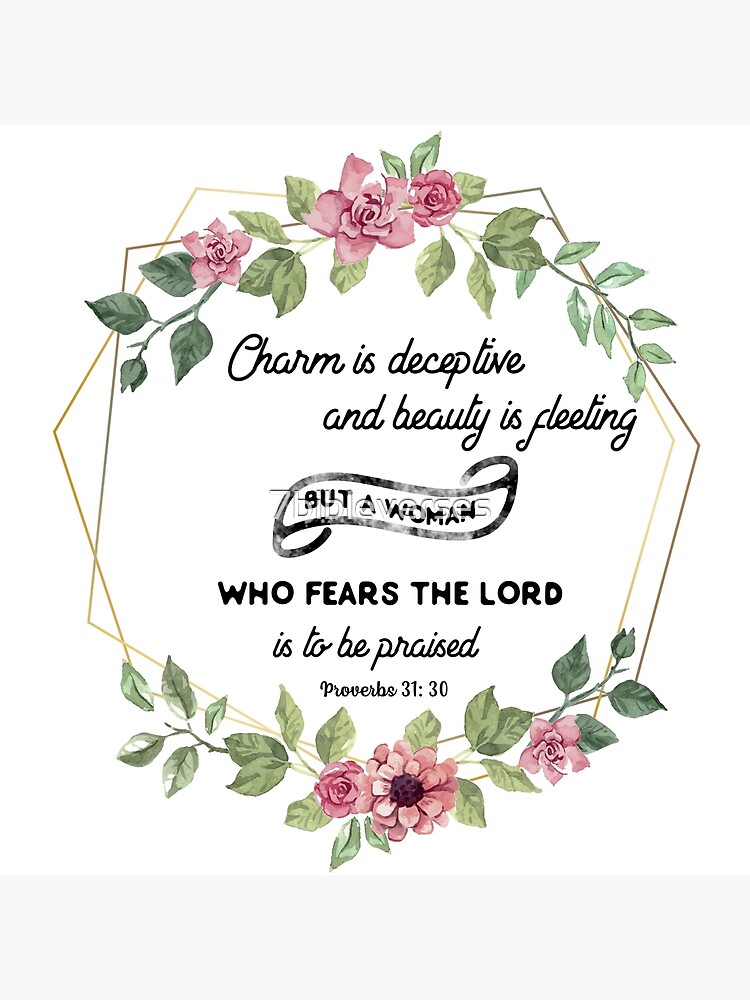 Charm Is Deceptive And Beauty Is Fleeting Tote Bag Charm Is Deceptive And Beauty Is Fleeting Tote Bag