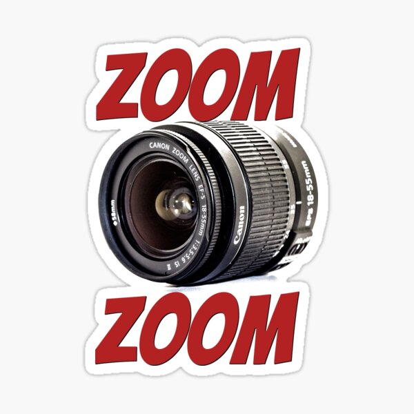 zoom zoom sticker