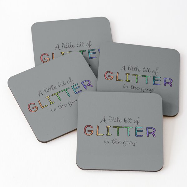 Item preview, Glitter in the Grey - Jamie Musical Quote designed and sold by Downstage Designs.