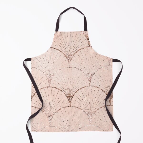 Item preview, Art Deco elegance - rose gold glitter fan designed and sold by RoseAesthetic.