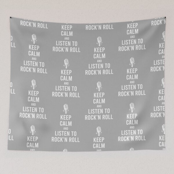 Item preview, Keep Calm and listen to Rock'n Roll Rockabilly Gift designed and sold by rico-09.