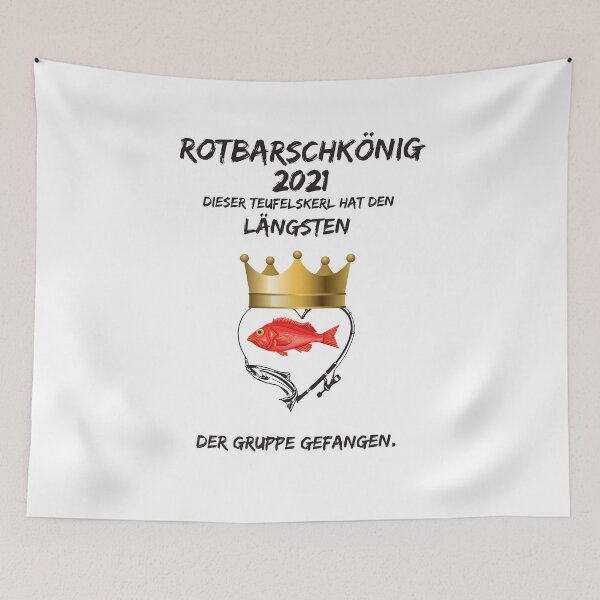 Item preview, Redfish King 2021 fishing shirt designed and sold by Momentfaenger.