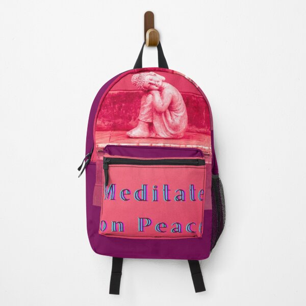 Item preview, Meditate on Peace Pink Buddha photo designed and sold by HeatherEthereal.