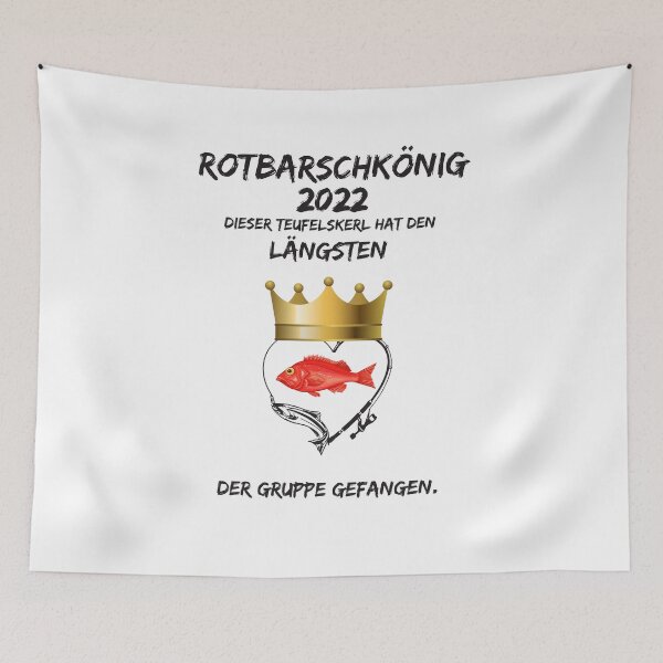 Item preview, Redfish King 2022 fishing shirt designed and sold by Momentfaenger.