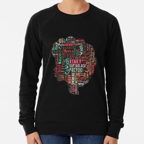 Afro Hair Care - Natural Team Lightweight Sweatshirt
