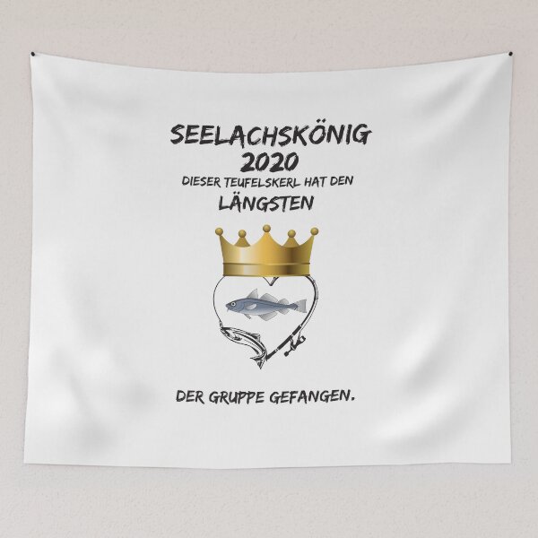 Item preview, Seelachskönig 2020 fishing shirt designed and sold by Momentfaenger.