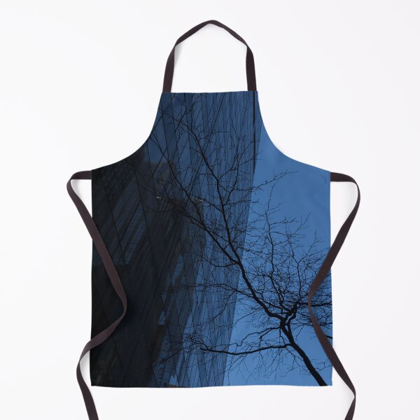 Item preview, Cool Blue Patterns - Ultramarine Skyscrapers and Naked Branches - Left designed and sold by Georgia Mizuleva.