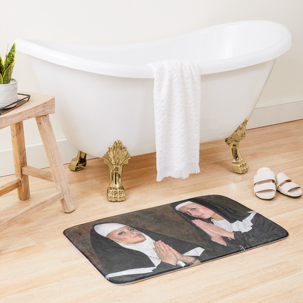 Paris Hilton and Nicole Richie nuns Bath Mat
