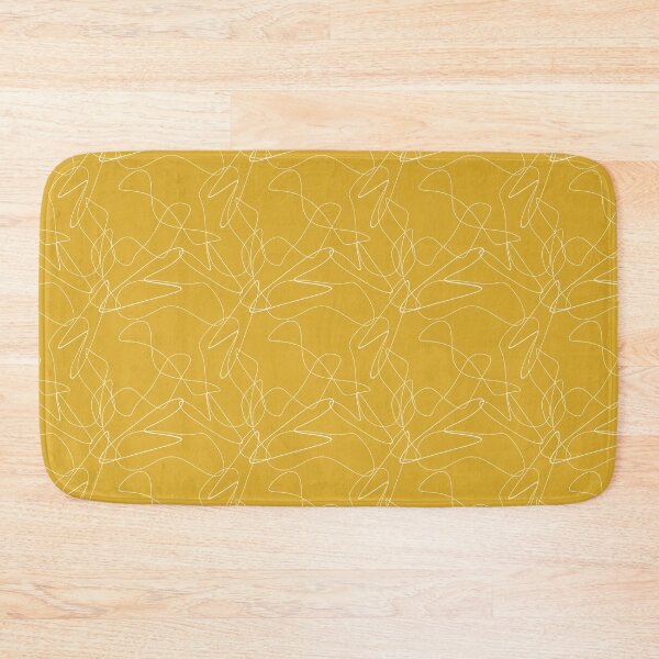 Item preview, Sunshine Yellow White Lines Modern Pattern Throw Pillow  designed and sold by Pixelsadots.