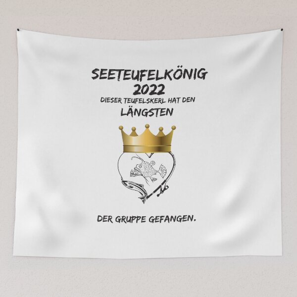Item preview, Anglerfish King 2022 fishing shirt designed and sold by Momentfaenger.