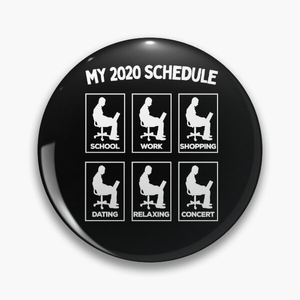 Item preview, 2020 Very Bad My 2020 Schedule Distancing Virtual Life designed and sold by VDKMerch.