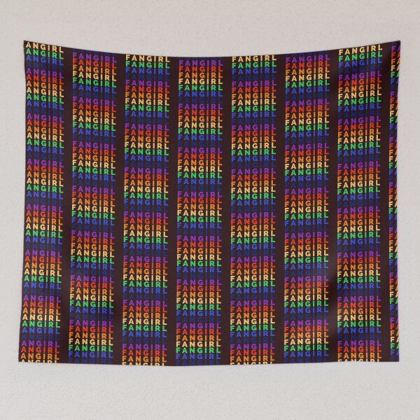 Item preview, fangirl. rainbow colors designed and sold by doctors-apparel.