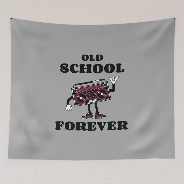 Item preview, Retro Old School Forever  designed and sold by BlueCloverTrend.