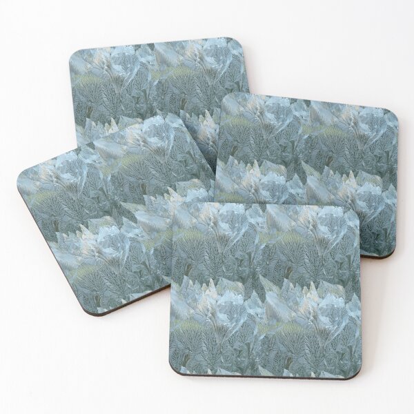 Item preview, Iced leaves over the hills designed and sold by sueshormanart.