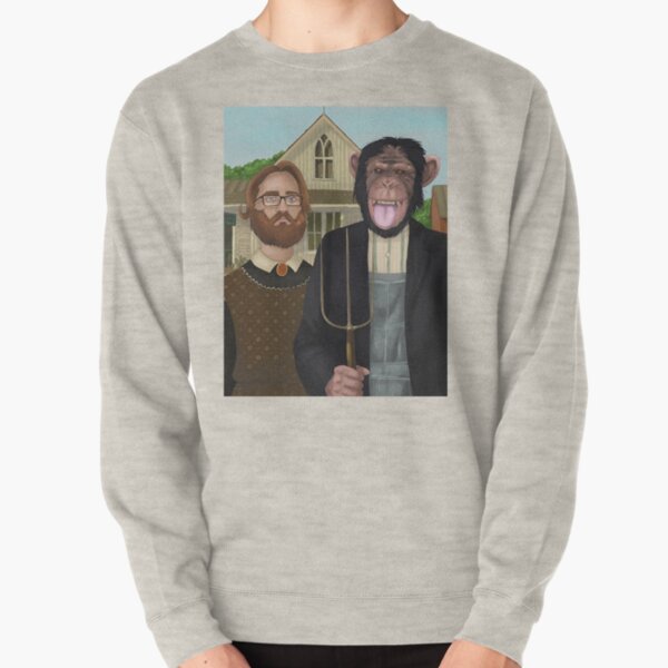 Monkey Gothic Pullover Sweatshirt
