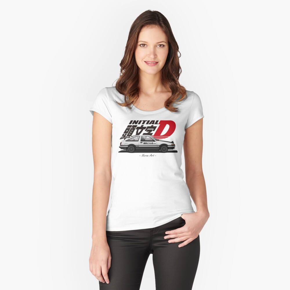 Item preview, Fitted Scoop T-Shirt designed and sold by NERON-ART.