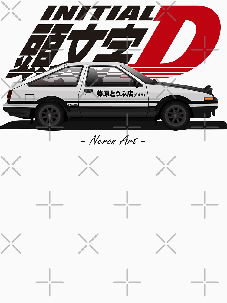 Thumbnail 7 of 7, Classic T-Shirt, ae 86 INITIAL D designed and sold by NERON-ART.