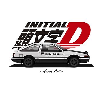 Artwork thumbnail, ae 86 INITIAL D by NERON-ART