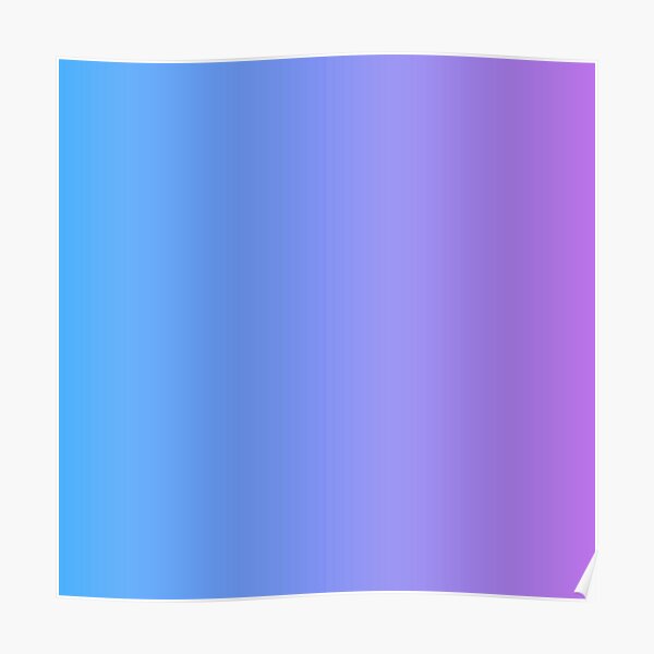 light-blue-and-light-purple-gradient-poster-by-mywaymylife-redbubble