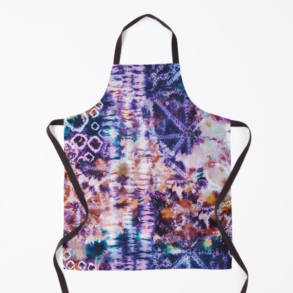 Item preview, Purple Summer Tie Dye Batik Wax Tie Die Print designed and sold by paperandfrill.