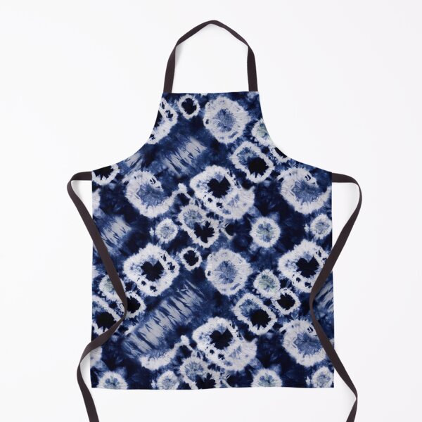 Artikelvorschau, Dunkelblaue Sommer Krawattenfarbe Batik Wachs Krawatte Die Print entworfen und verkauft von paperandfrill.