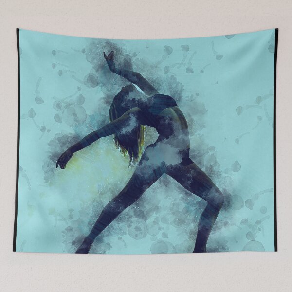 Item preview, Yoga dancing in the sky designed and sold by urban-color.