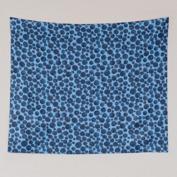 Item preview, Blueberries on Blueberry Hill Blue designed and sold by paperandfrill.
