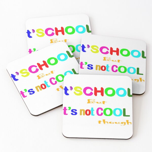 Item preview, It'School but it's not cool designed and sold by 0umStore.