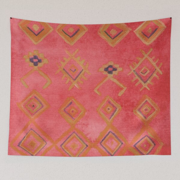 Item preview, Red moroccan rug designed and sold by Carolin Bentbib.