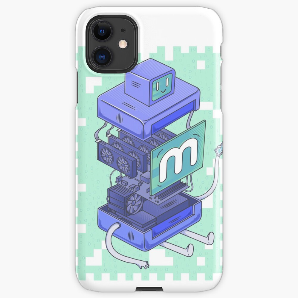 Anatomy of a Miner iPhone Case