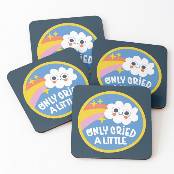 Item preview, Only Cried A Little - Rainbow Cloud designed and sold by noveltiko.