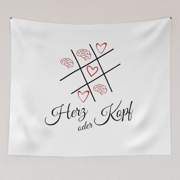 Item preview, Tic Tac Toe Heart or Head Three Wins Reason Love Gift designed and sold by DeliveranceNow.