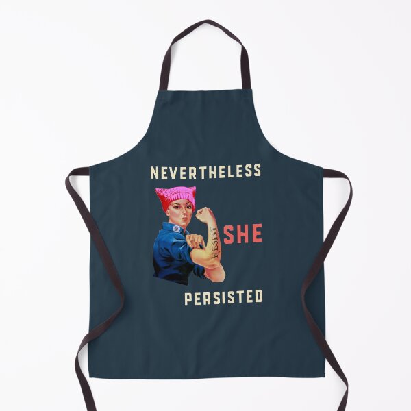 Item preview, Nevertheless She Persisted. Resist with Rosie the Riveter designed and sold by electrovista.