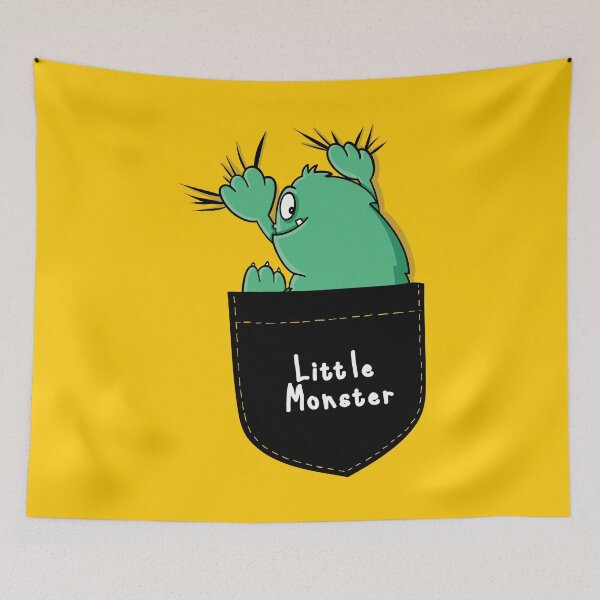 Item preview, cool monster sitting inside  designed and sold by diab diab.