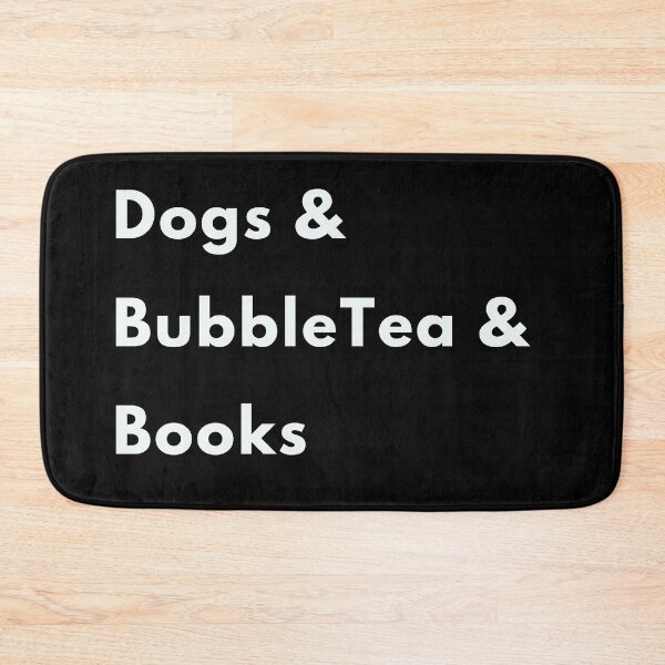 Item preview, Dogs bubble tea and books designed and sold by FourNuns.