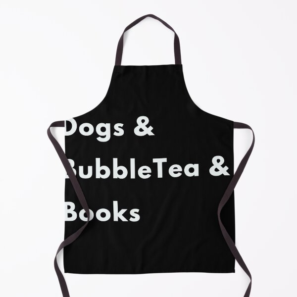 Item preview, Dogs bubble tea and books designed and sold by FourNuns.