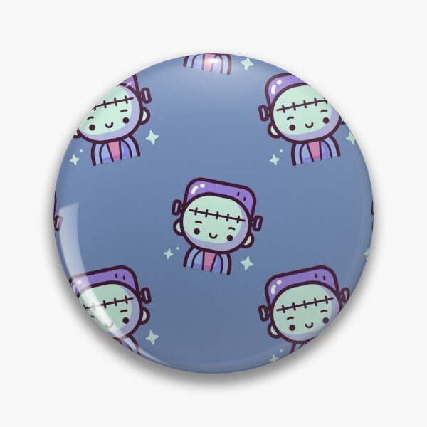 Item preview, Happy Halloween Holiday | Cute and Spooky Frankenstein Cartoon Pattern designed and sold by Ainbowz-Artwork.