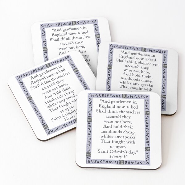 Item preview, And Gentlemen In England - Shakespeare designed and sold by CrankyOldDude.