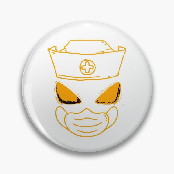 Item preview, Happy Halloween Cardiac Nurse Face With Face Mask designed and sold by Gifty-Designs.