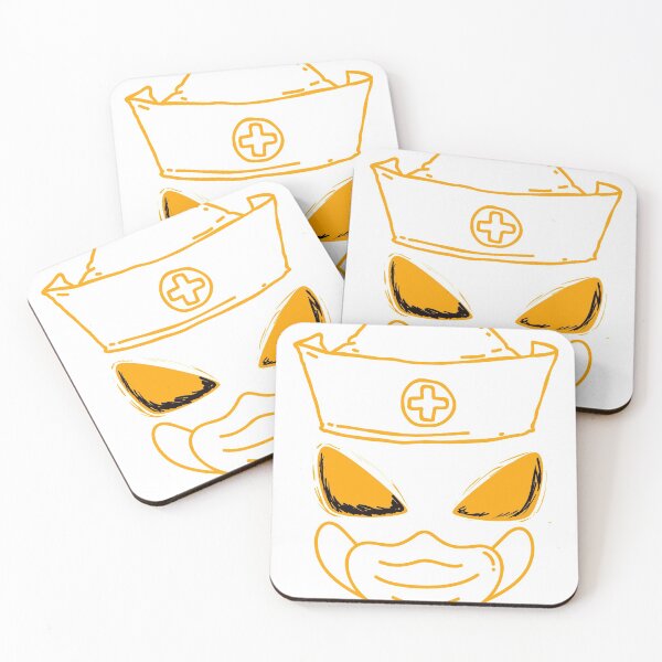Item preview, Happy Halloween Cardiac Nurse Face With Face Mask designed and sold by Gifty-Designs.