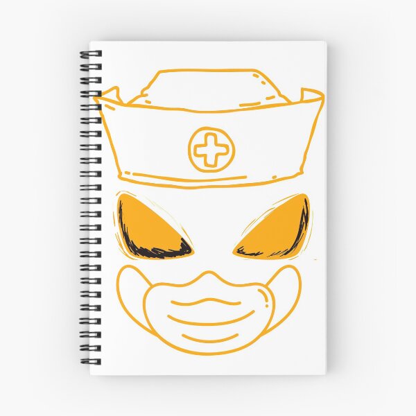 Item preview, Happy Halloween Cardiac Nurse Face With Face Mask designed and sold by Gifty-Designs.