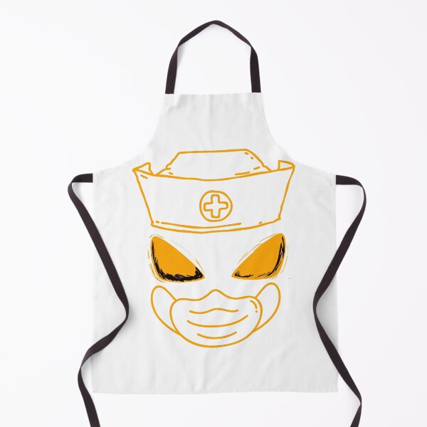 Item preview, Happy Halloween Cardiac Nurse Face With Face Mask designed and sold by Gifty-Designs.