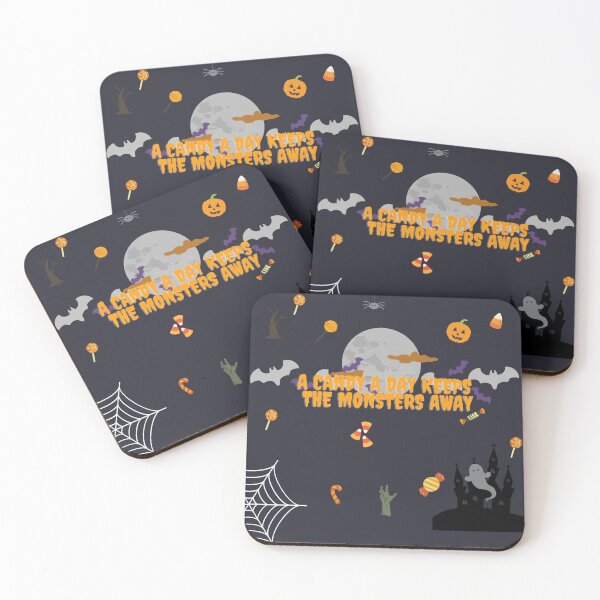 Item preview,  A Candy A Day Keeps The Monsters Away designed and sold by derryshop.