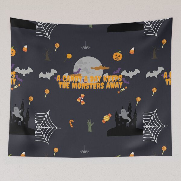 Item preview,  A Candy A Day Keeps The Monsters Away designed and sold by derryshop.