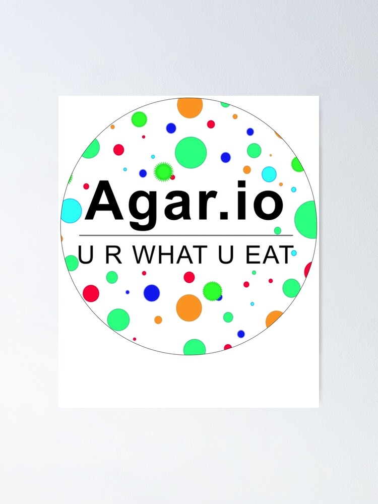 Agar.io  Poster for Sale by MiE Designs