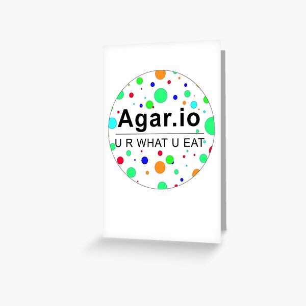 Agar.io logo Greeting Card for Sale by MiE Designs