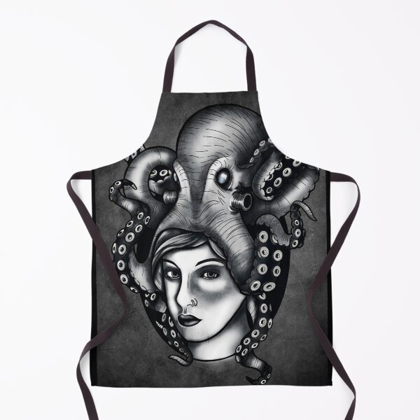 Aperçu de l'œuvre Octapus noir et blanc créée et vendue par LivingLdesign.