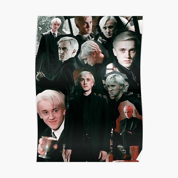 DRACO MALFOY COLLAGE Poster